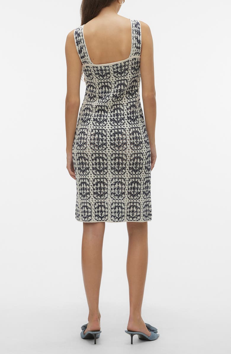 VERO MODA Mykonos Sleeveless Open Stitch Sweater Dress, Alternate, color, 