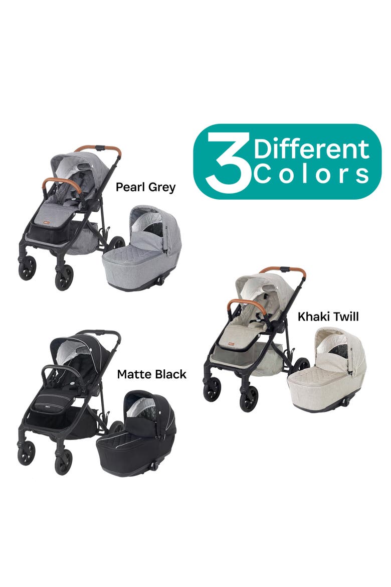 Uno+ Luxury Stroller Bundle, Alternate, color, PEARL GREY