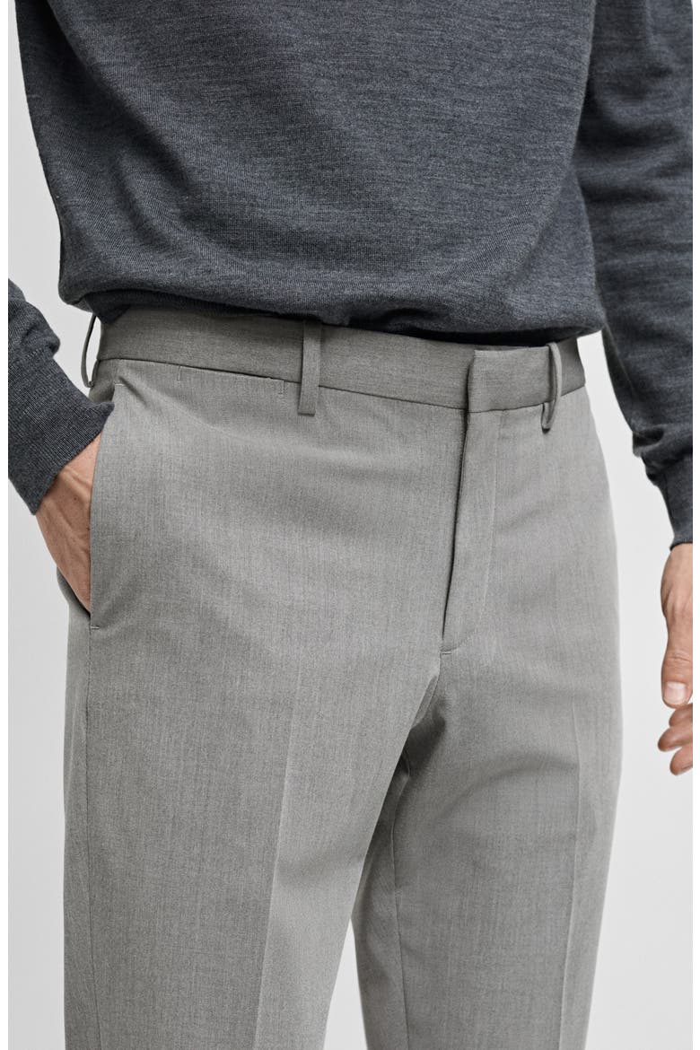 Super Slim Fit Stretch Suit Pants, Alternate, color, GREY