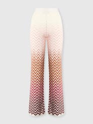 Missoni Chevron Dégradé Cotton And Viscose Trousers