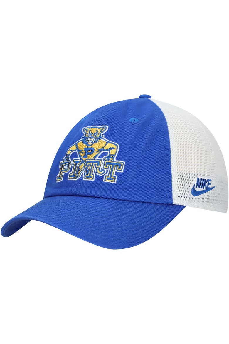 Men's Nike Royal/White Pitt Panthers Vintage Club Trucker Adjustable Hat, Main, color, Royal
