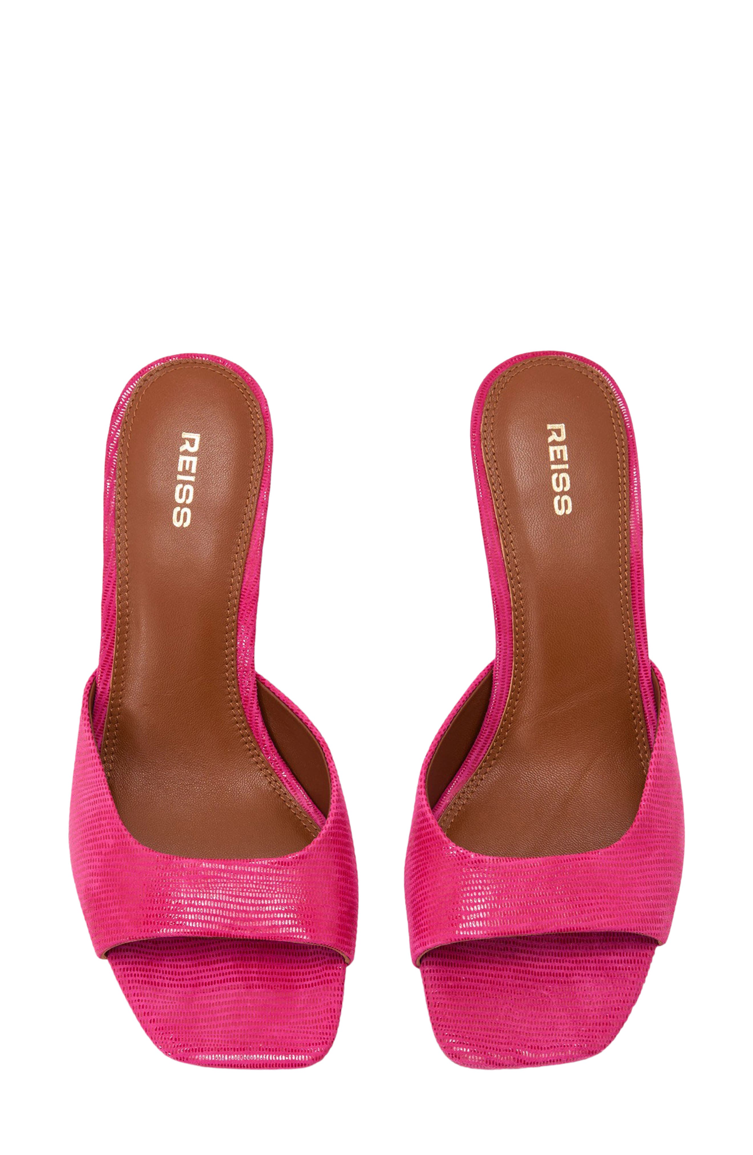 Reiss Yasmin Slide Sandal, Alternate, color, Pink