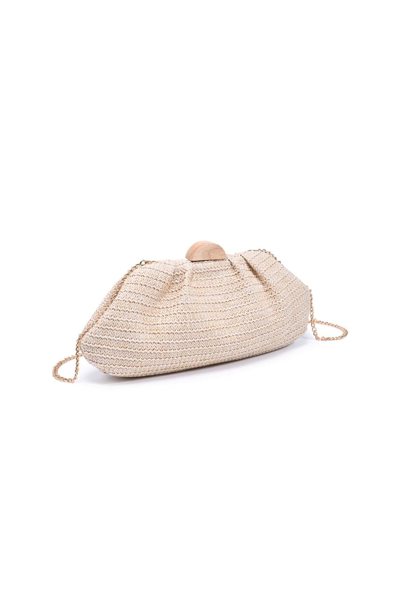 Dorothea Clutch, Alternate, color, Natural