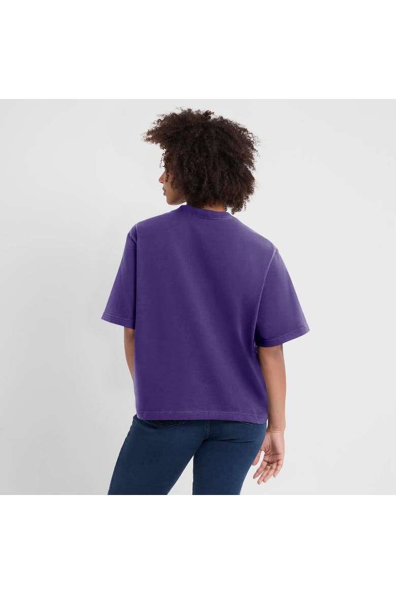 Women's Nike Purple Minnesota Vikings Essential Script Relaxed Boxy T-Shirt, Alternate, color, Purple