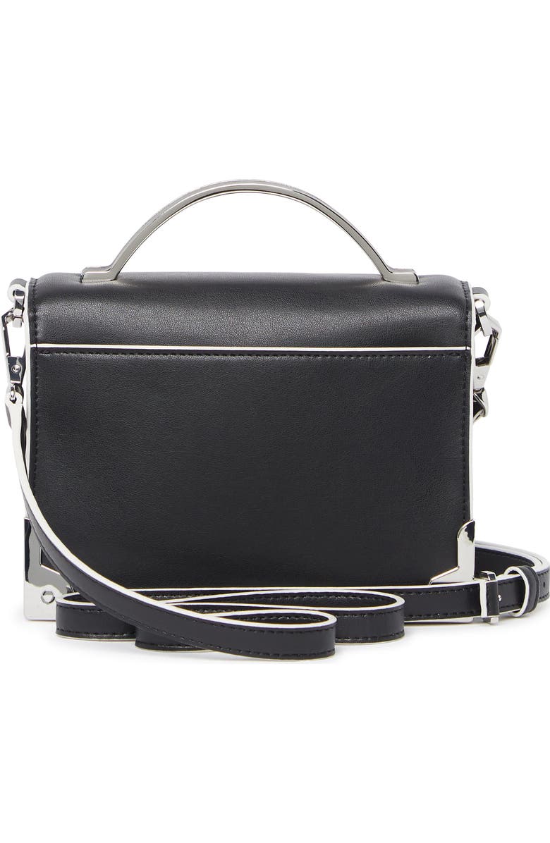 DKNY Jaxone Leather Small Flap Crossbody Bag, Alternate, color,