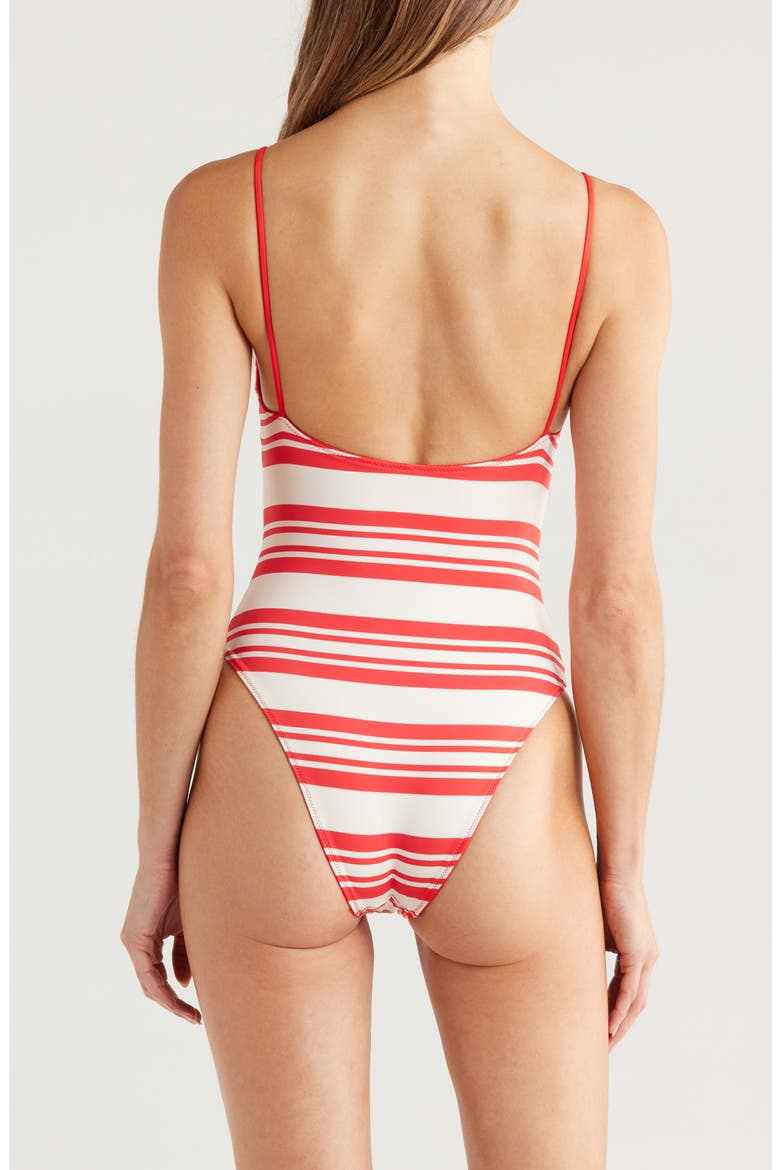 The Renna Reversible One-Piece Swimsuit, Alternate, color, APPLE RED