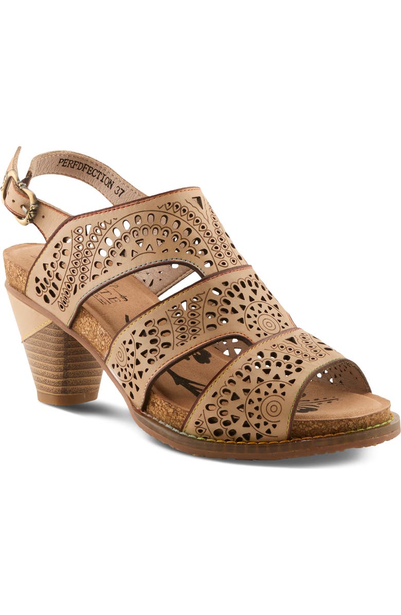 L'Artiste by Spring Step Perfdfection Slingback Sandal, Main, color, Light Tan