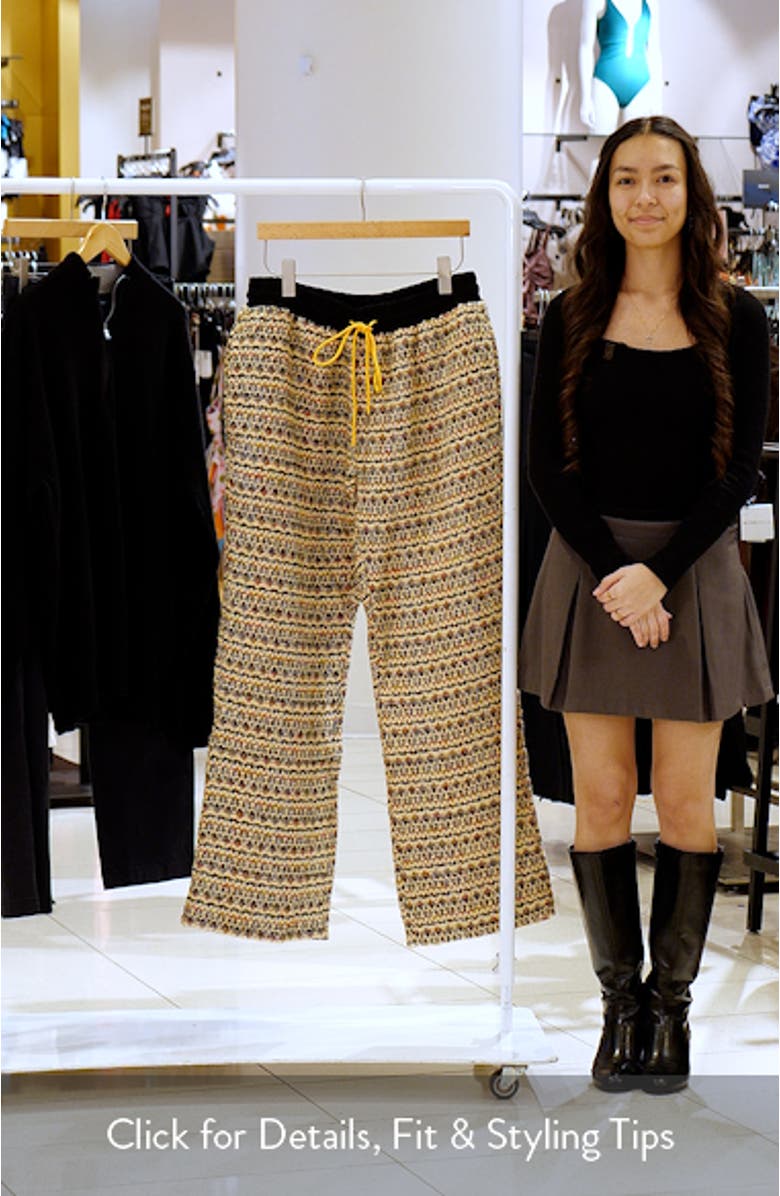 Tweed Drawstring Pants, sales video thumbnail