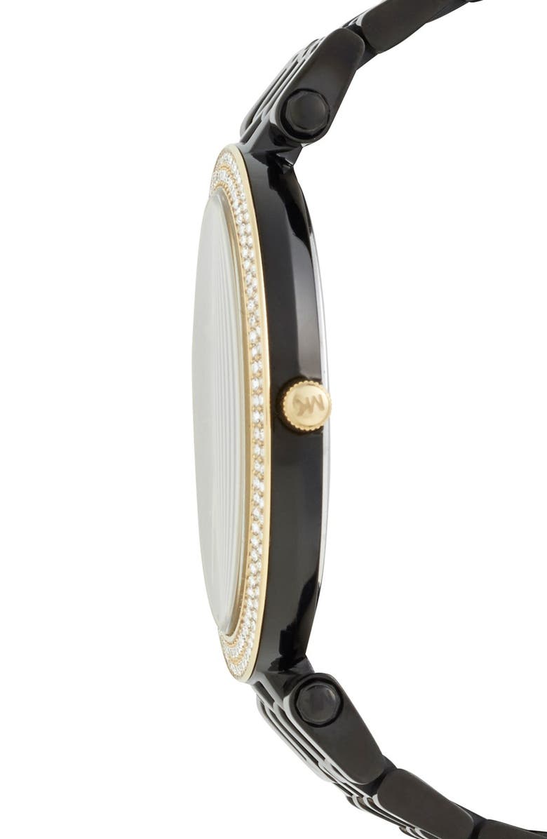 Michael Kors 'Darci' Crystal Bezel Bracelet Watch, 39mm, Alternate, color,