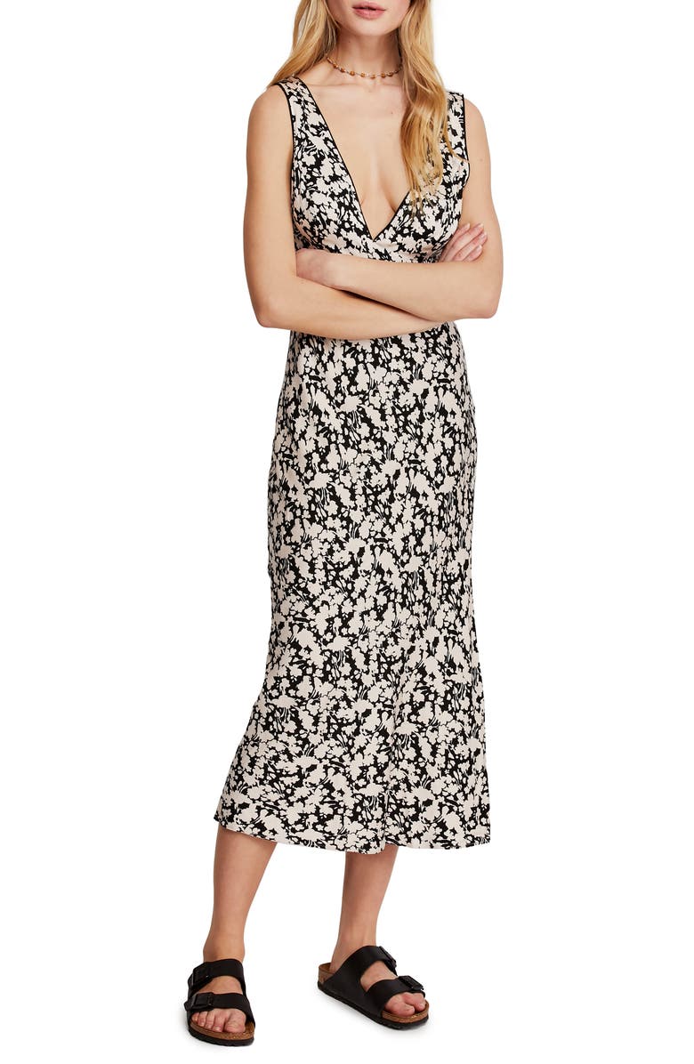 Free People Oh La La Bias Midi Dress, Main, color, 