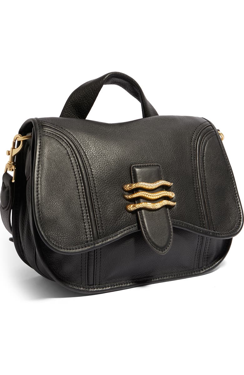 Aimee Kestenberg Fierce & Fab Leather Saddle Bag, Alternate, color,