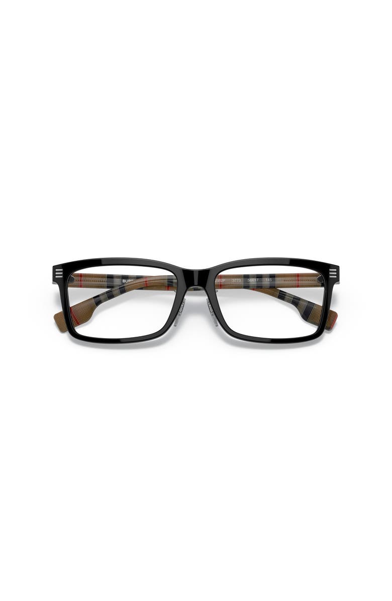 Burberry 56mm Rectangle optical glasses, Alternate, color, 