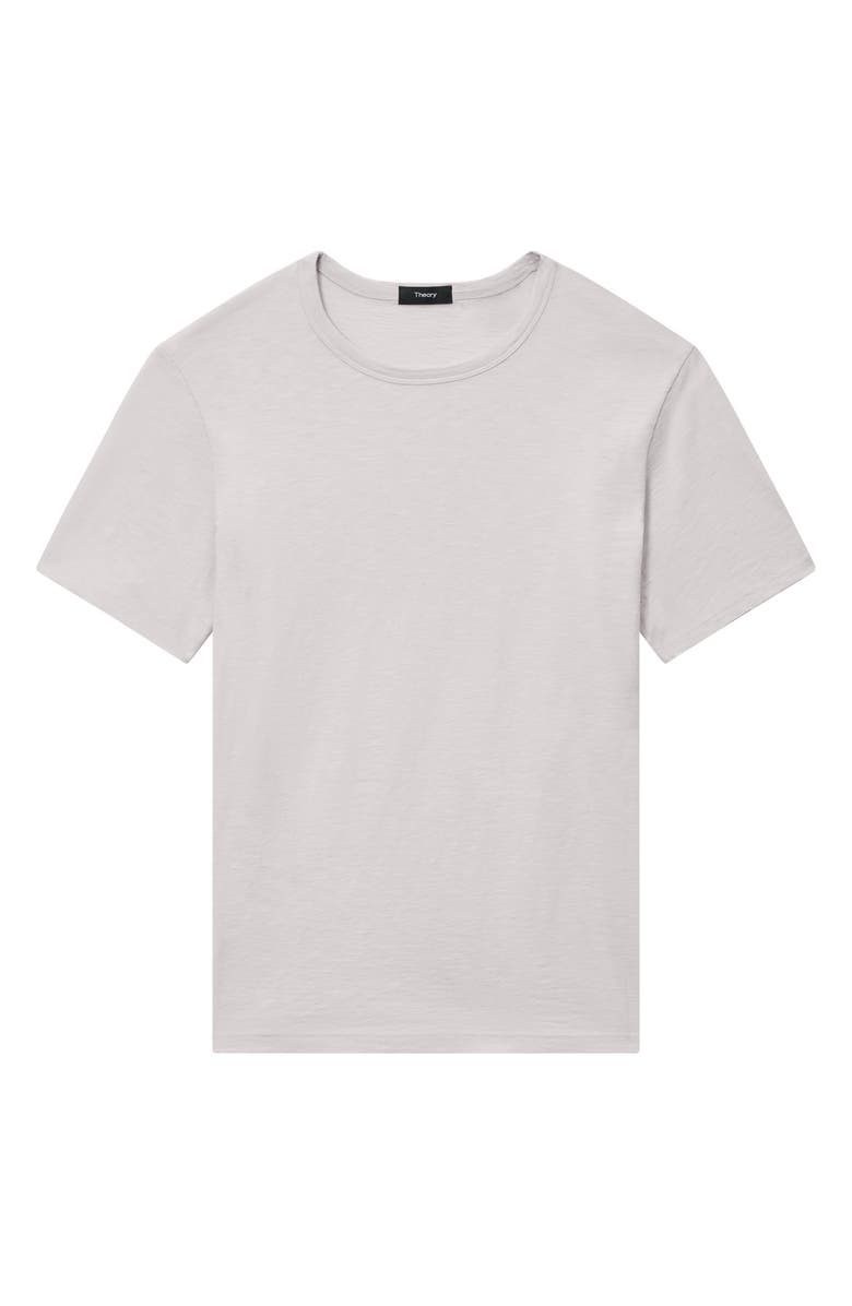 Theory Cosmo Solid Crewneck T-Shirt, Alternate, color, Fog