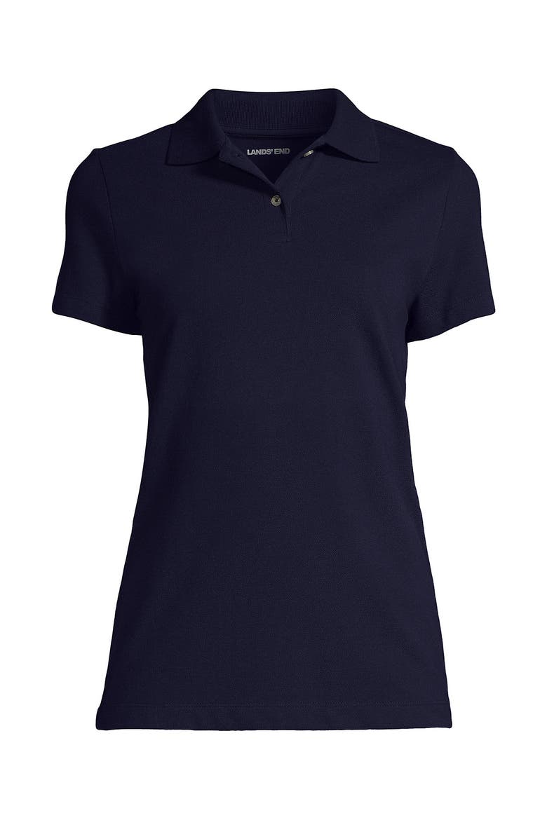 Short Sleeve Basic Mesh Polo Shirt, Alternate, color, True Blue