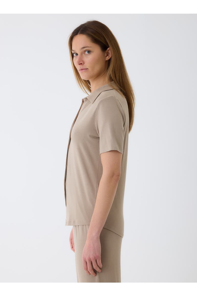 Soft Touch Short Sleeve Shirt, Alternate, color, DESERT