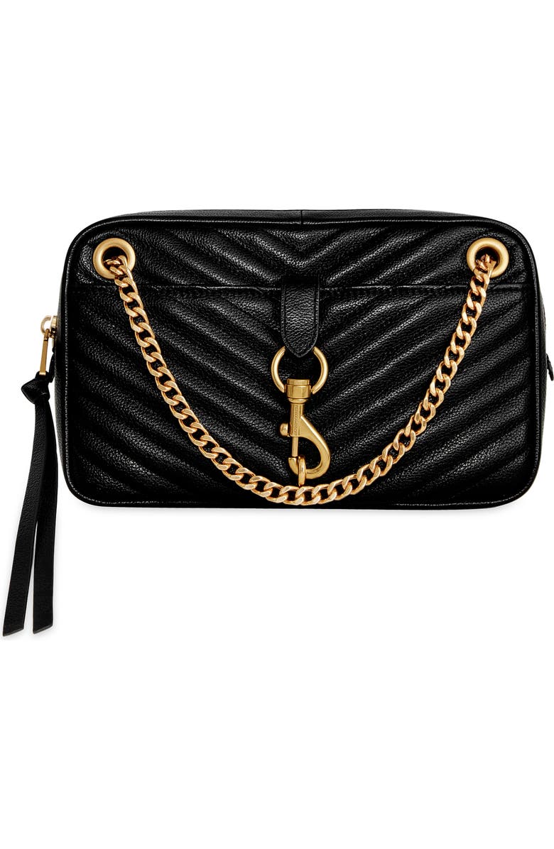 Rebecca Minkoff Edie Top Zip Shoulder Bag, Main, color,