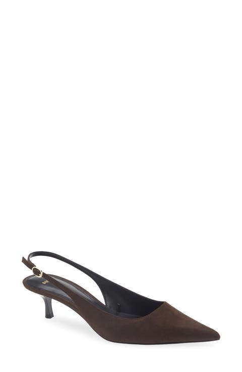 Monaco Pointed Toe Slingback Pump