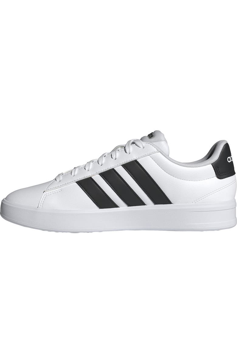 adidas Grand Court Sneaker, Alternate, color, White/ Core Black/ White