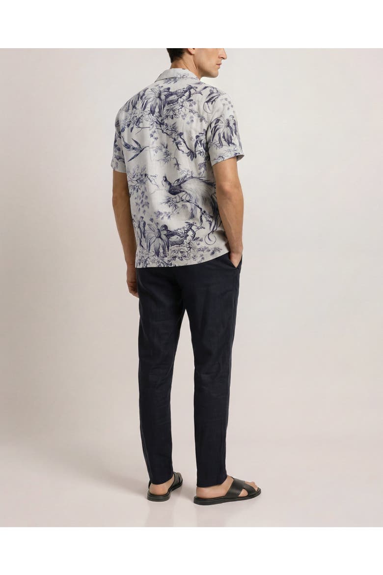 Maitan Relaxed Fit Short Sleeve Cotton Shirt, Alternate, color, AERO BLUE