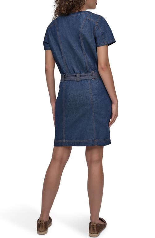 DKNY DKNY SHORT SLEEVE DENIM SHIRTDRESS 