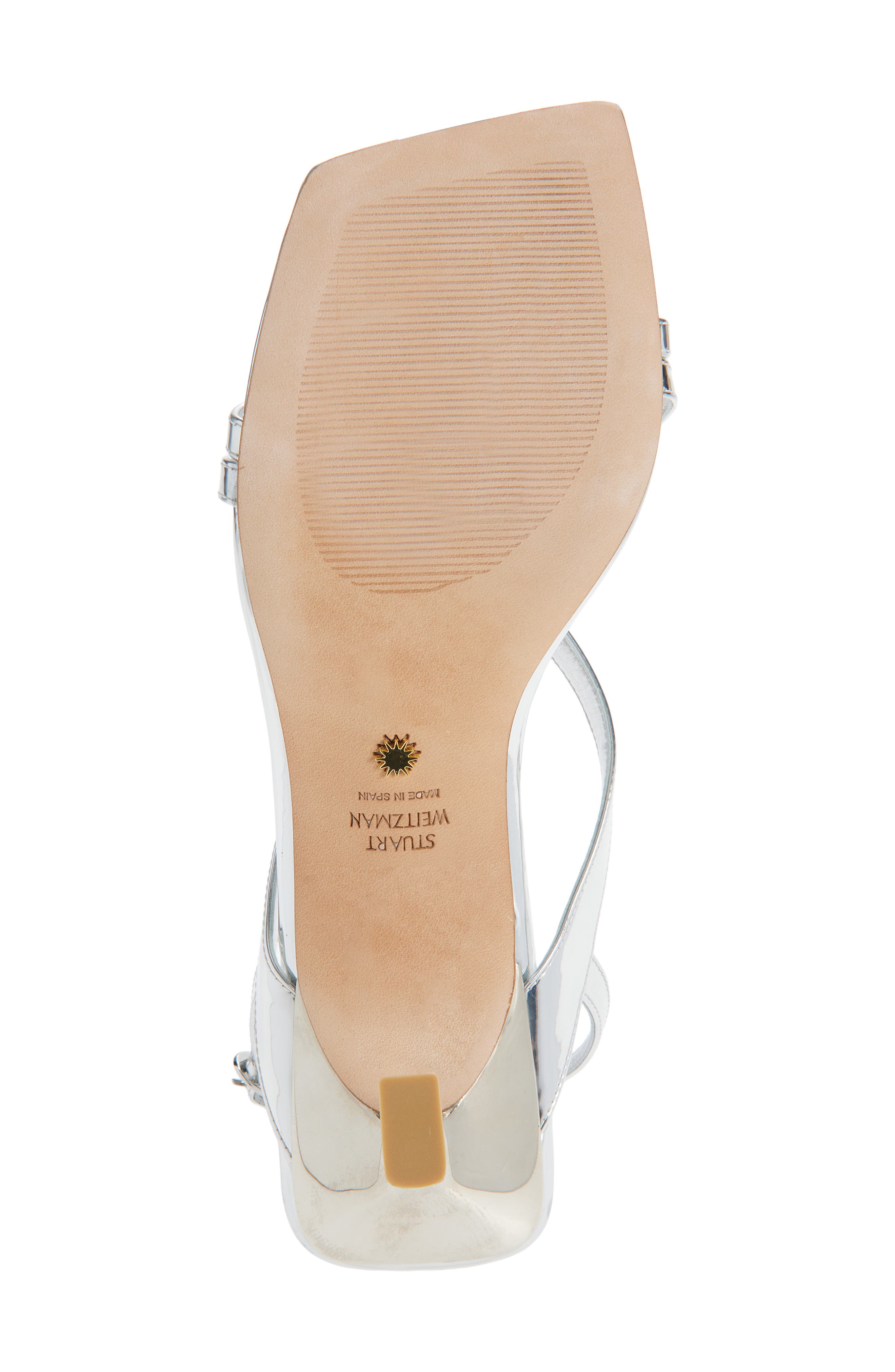 Stuart Weitzman Oasis 50 Slingback Sandal, Alternate, color, Silver