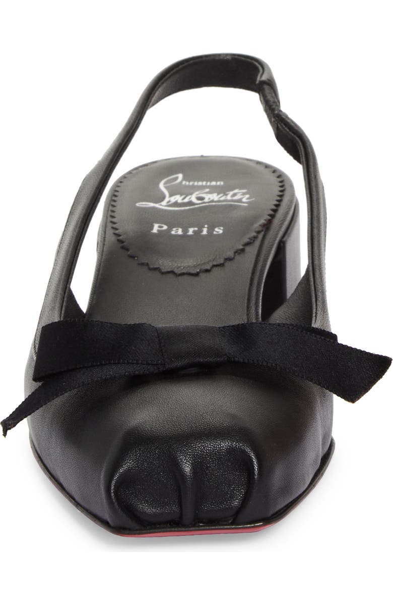Christian Louboutin Mamaflirt Slingback Pump, Alternate, color, Black