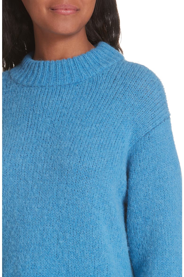 Cozette Alpaca & Wool Blend Sweater, Alternate, color, SKY BLUE