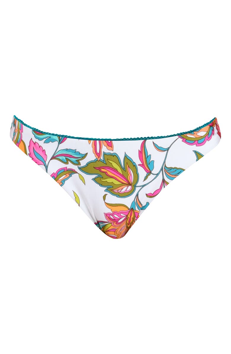 Sunshine 79 Wild Vines French Cut Bikini Bottoms, Alternate, color, White Multi