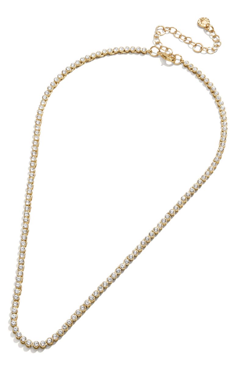 BaubleBar Amanda Tennis Necklace, Alternate, color, 