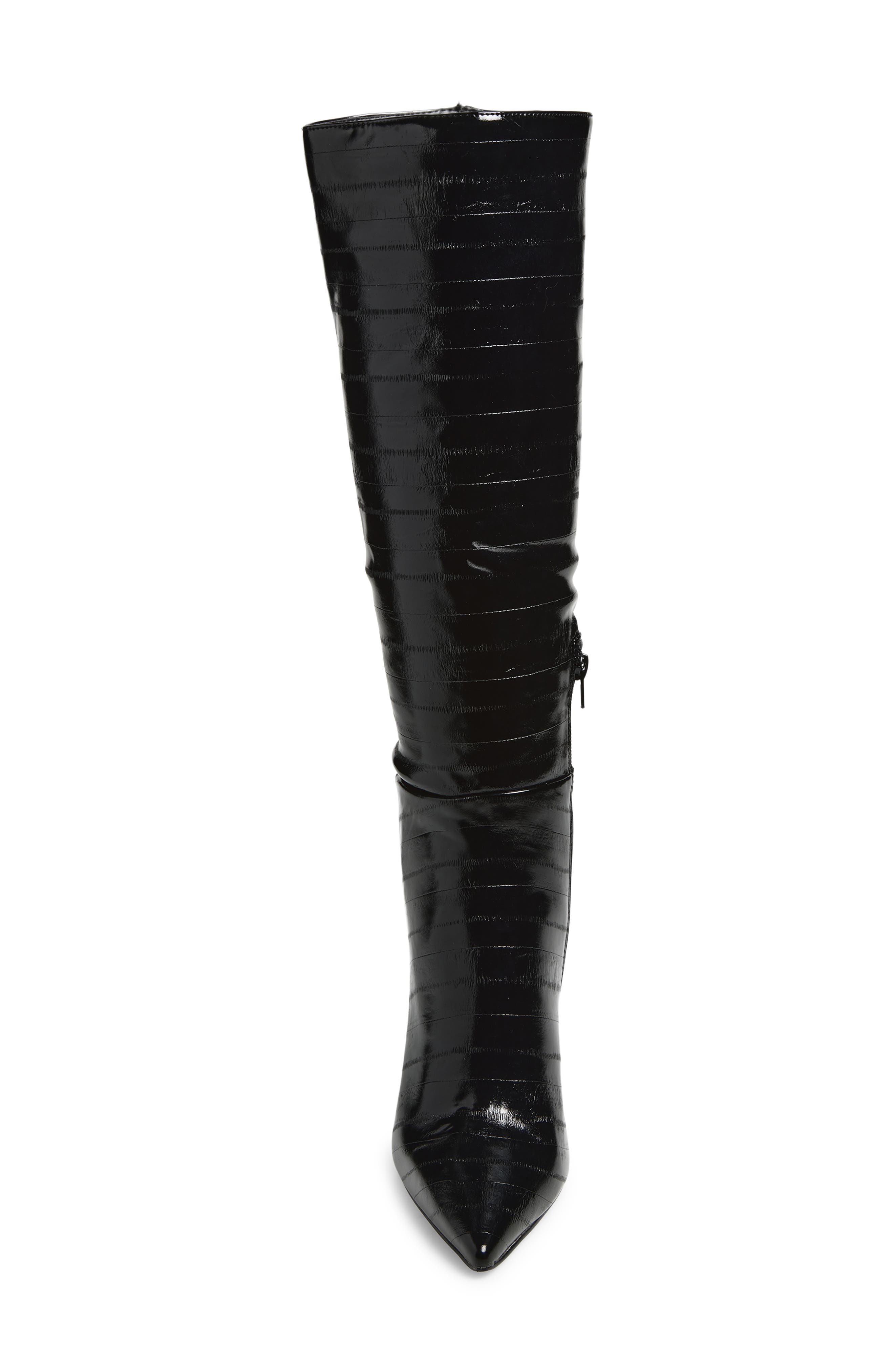 Steve Madden Nitro Knee High Boot, Alternate, color, Black Eel