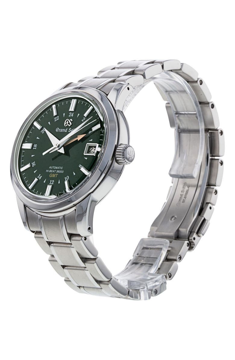 Watchfinder & Co. Grand Seiko Preowned 2021 Elegance Collection GMT Automatic Bracelet Watch, 40mm, Alternate, color,