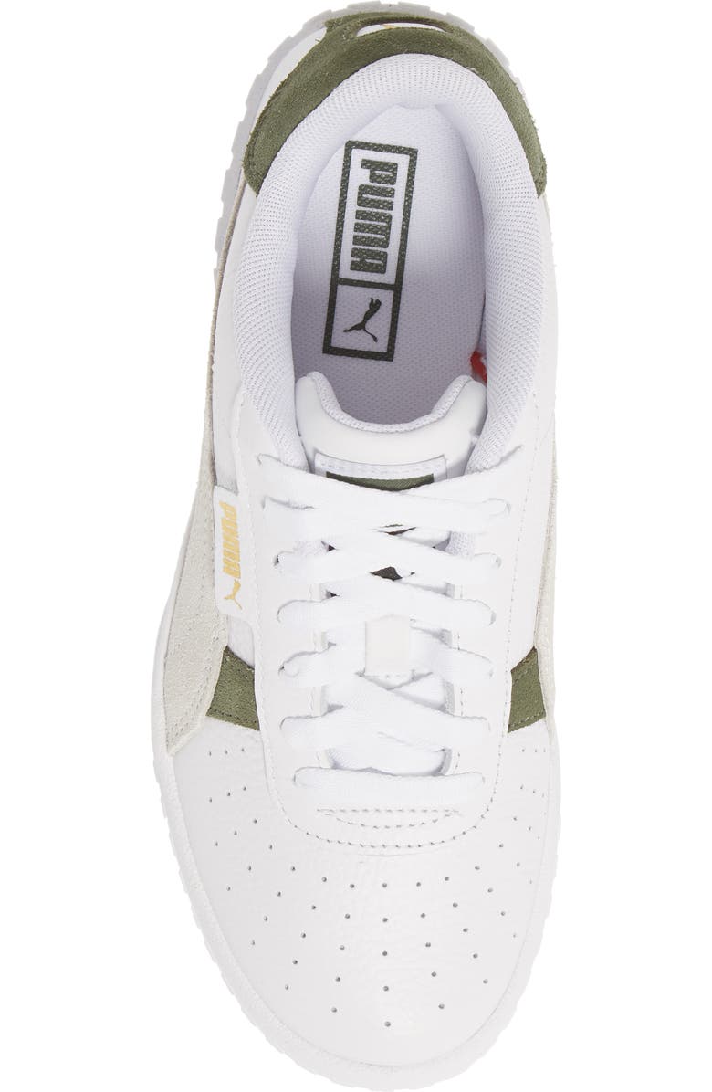 PUMA Cali Wedge Mix Sneaker, Alternate, color, Puma White/ Thyme