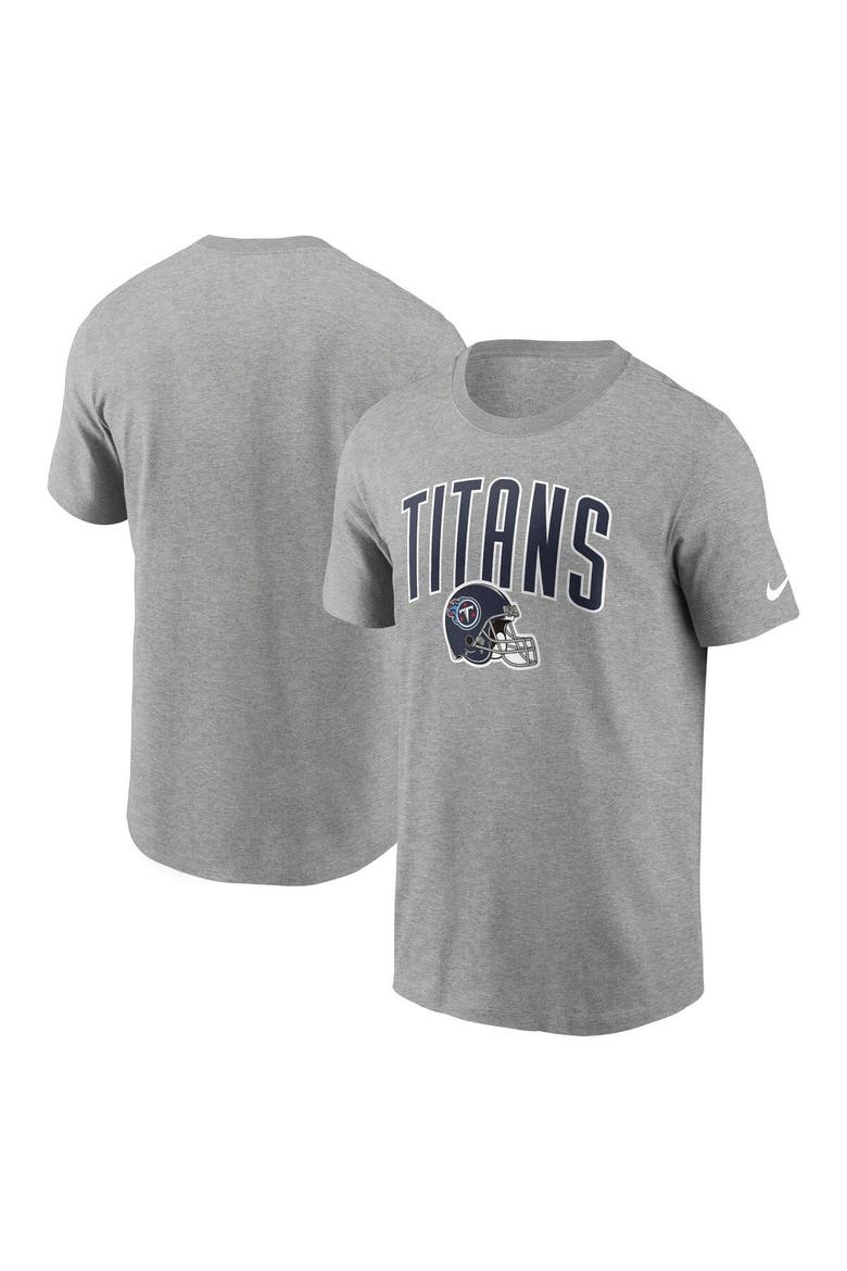 Men's Nike Heathered Gray Tennessee Titans Team Athletic T-Shirt, Main, color, Heather Gray