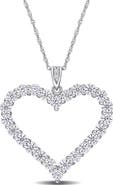 Julianna B. 2-2/5 CT DEW Moissanite Heart Necklace
