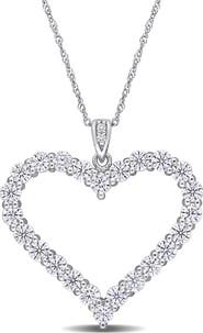 Julianna B. 2-2/5 CT DEW Moissanite Heart Necklace