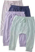 BUTTERBLU Kids' 4-Pack Assorted Joggers