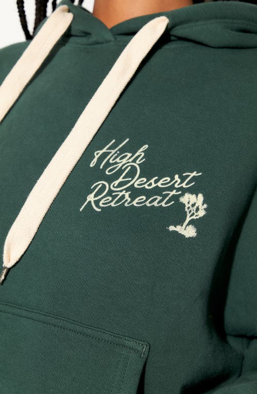 Spiritual Gangster Retreat Belair Hoodie In Green