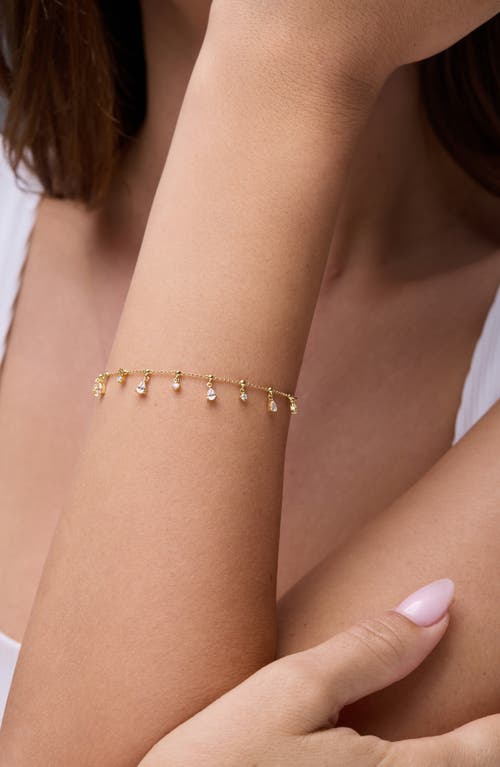 Bony Levy Mykonos Diamond Line Bracelet In Gold
