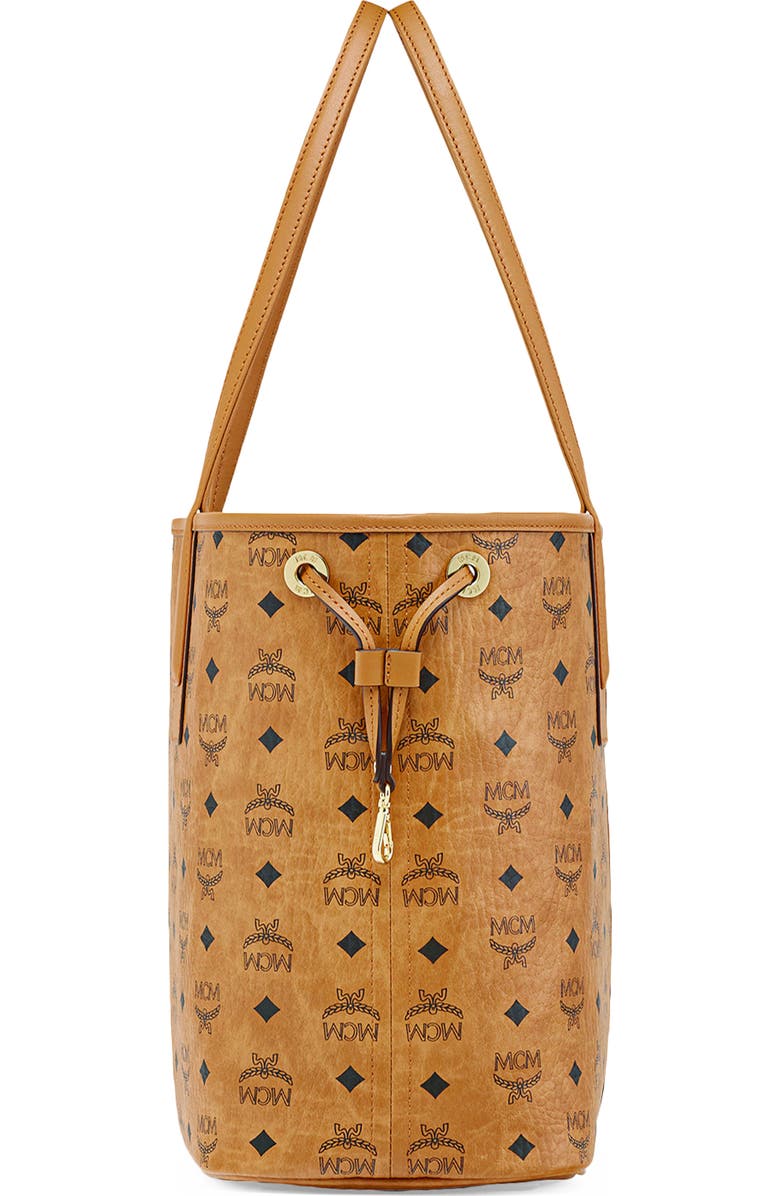 MCM Medium Liz Reversible Shopper, Alternate, color, Cognac