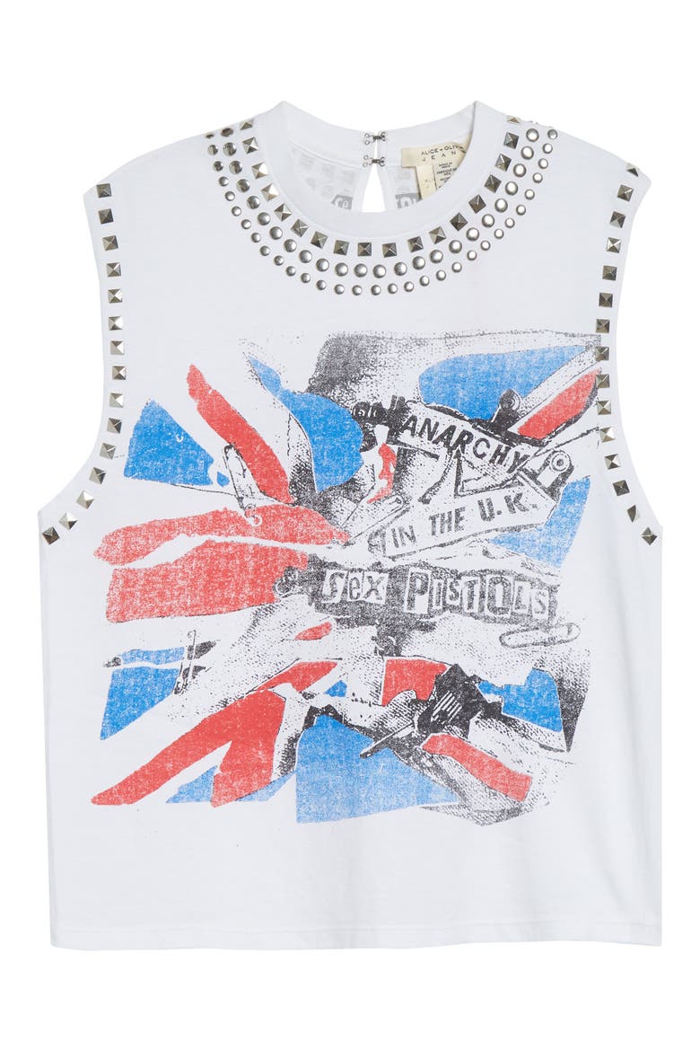 Micah Embellished Muscle Tank, Alternate, color, SEX PISTOLS