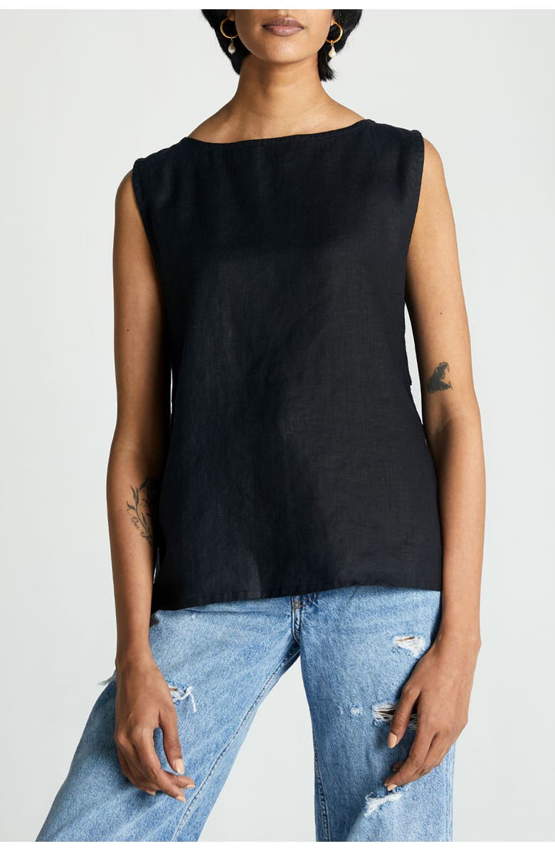 Reistor The Black in Business Top, Main, color, Black
