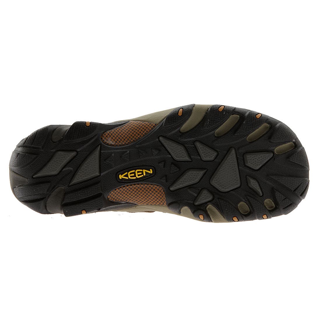 KEEN 'Voyageur' Hiking Shoe, Alternate, color, Black Olive/Inca Gold