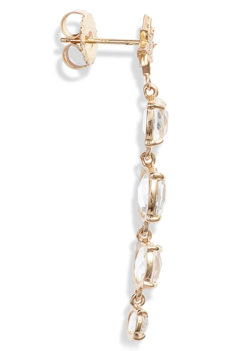 Anzie North Star Drop Earrings, Alternate, color, Gold