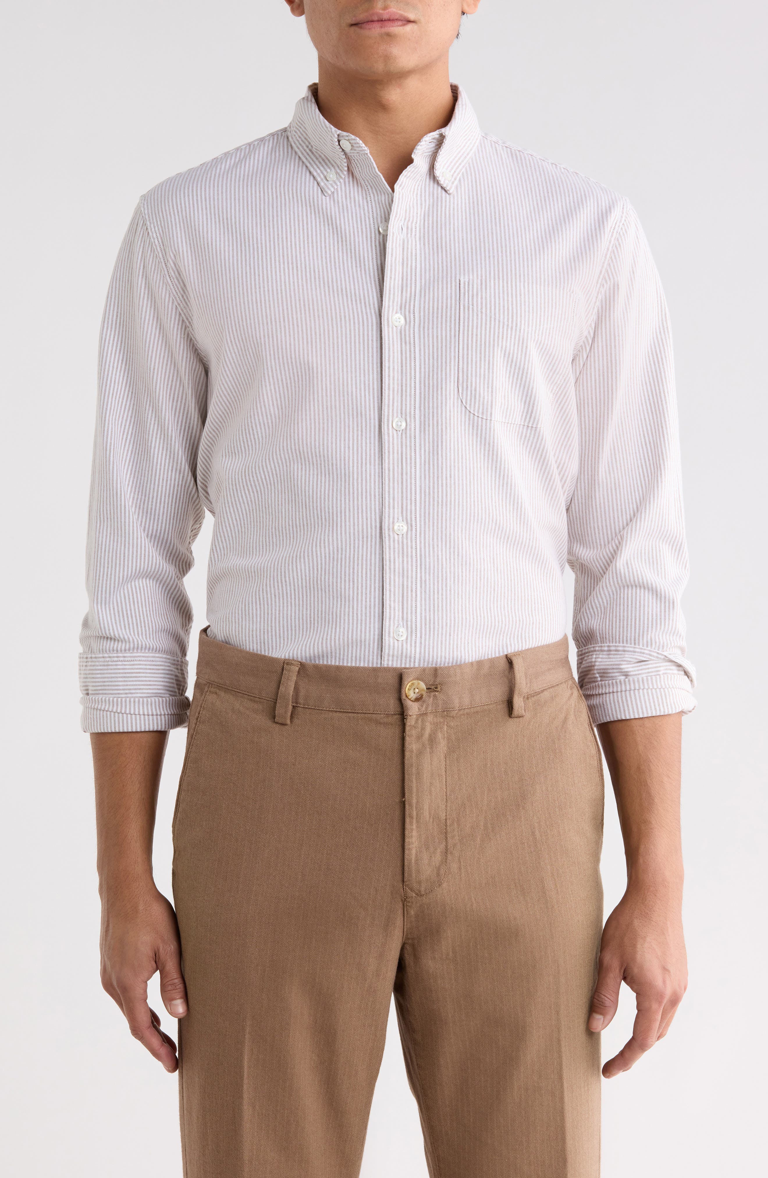 Slim Fit Stretch Oxford Shirt