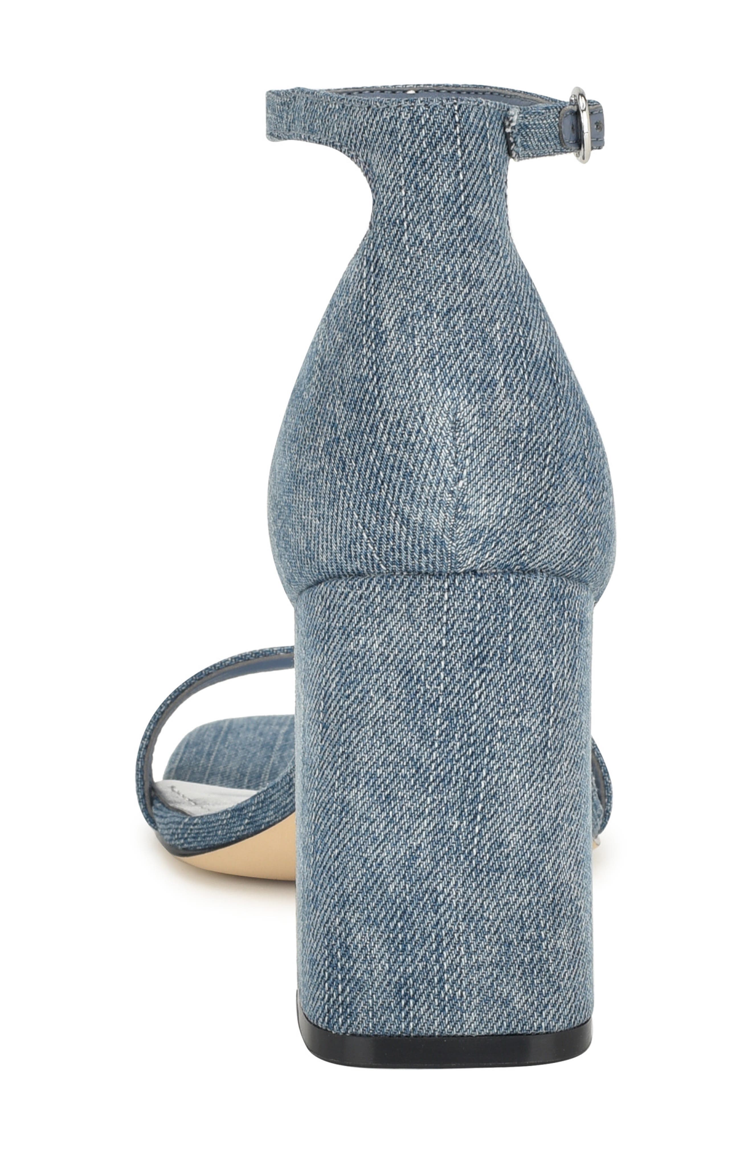 Nine West Ilea Ankle Strap Sandal, Alternate, color, Medium Blue