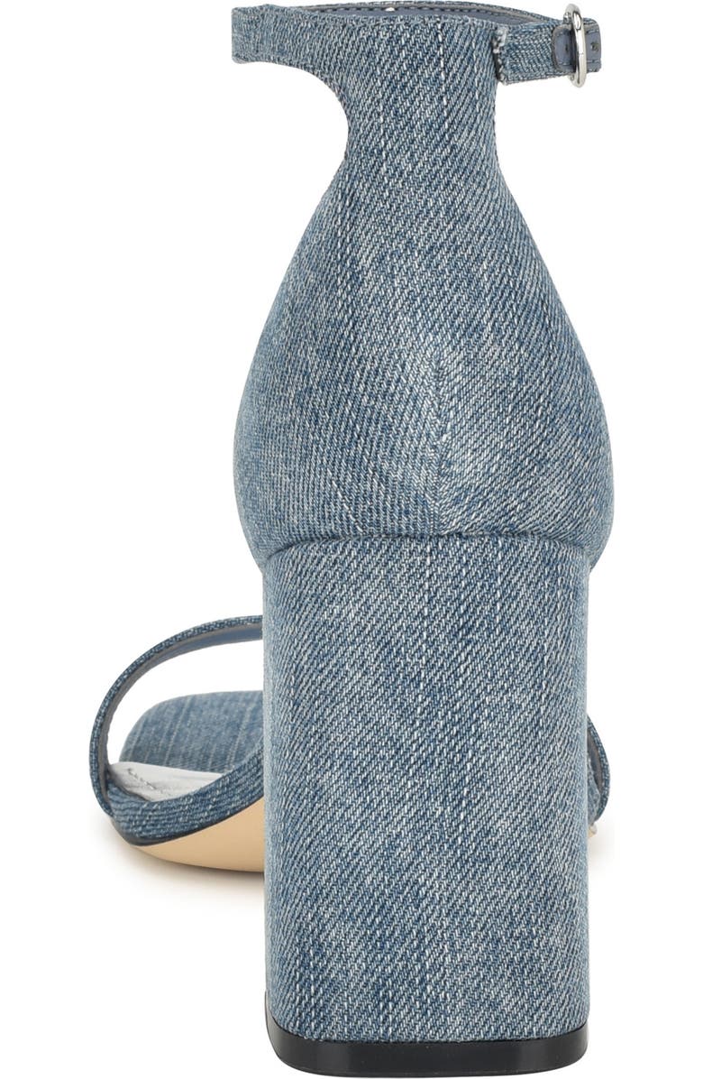 Nine West Ilea Ankle Strap Sandal, Alternate, color, Medium Blue