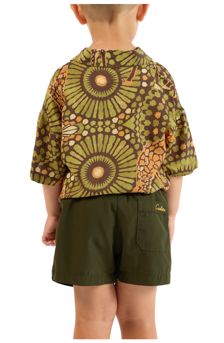 Kenny Flowers The Africa - Boys Hawaiian Shirt, Alternate, color, Brown