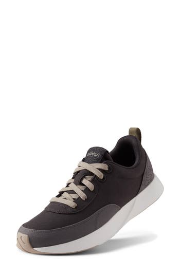 Allbirds Courier Twill Sneaker In Natural Black/blizzard