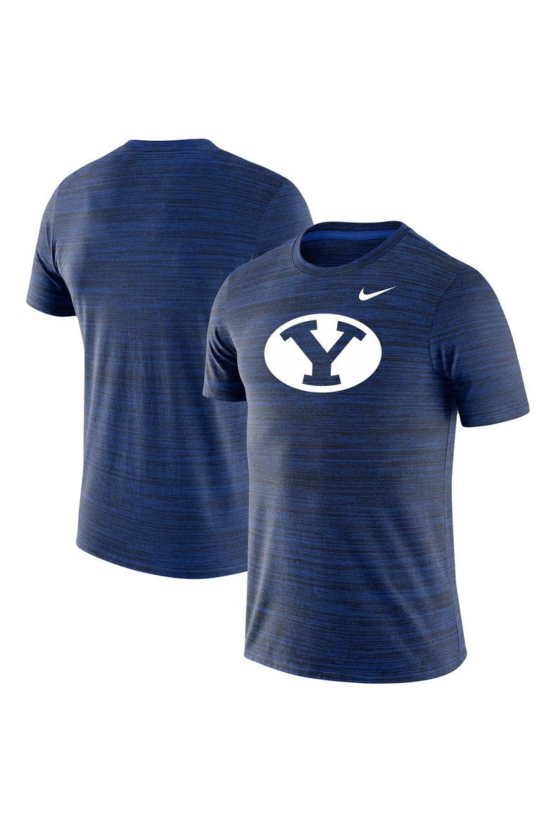 Men's Nike Navy BYU Cougars Team Logo Velocity Legend Performance T-Shirt, Main, color, Navy