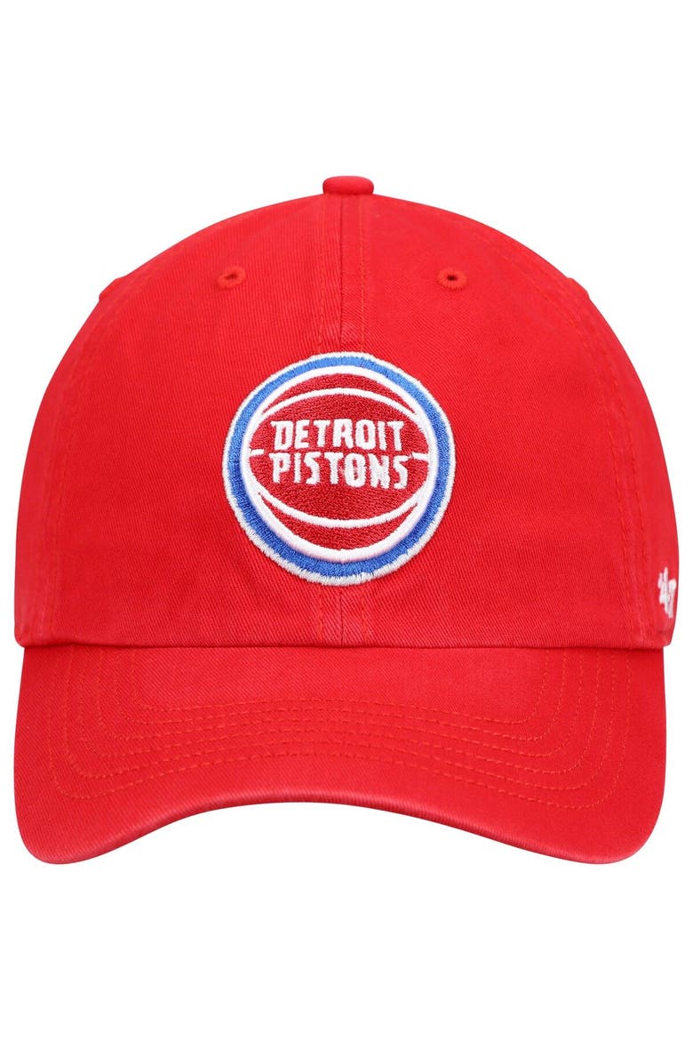 Men's '47 Red Detroit Pistons Team Franchise Fitted Hat, Alternate, color, Red